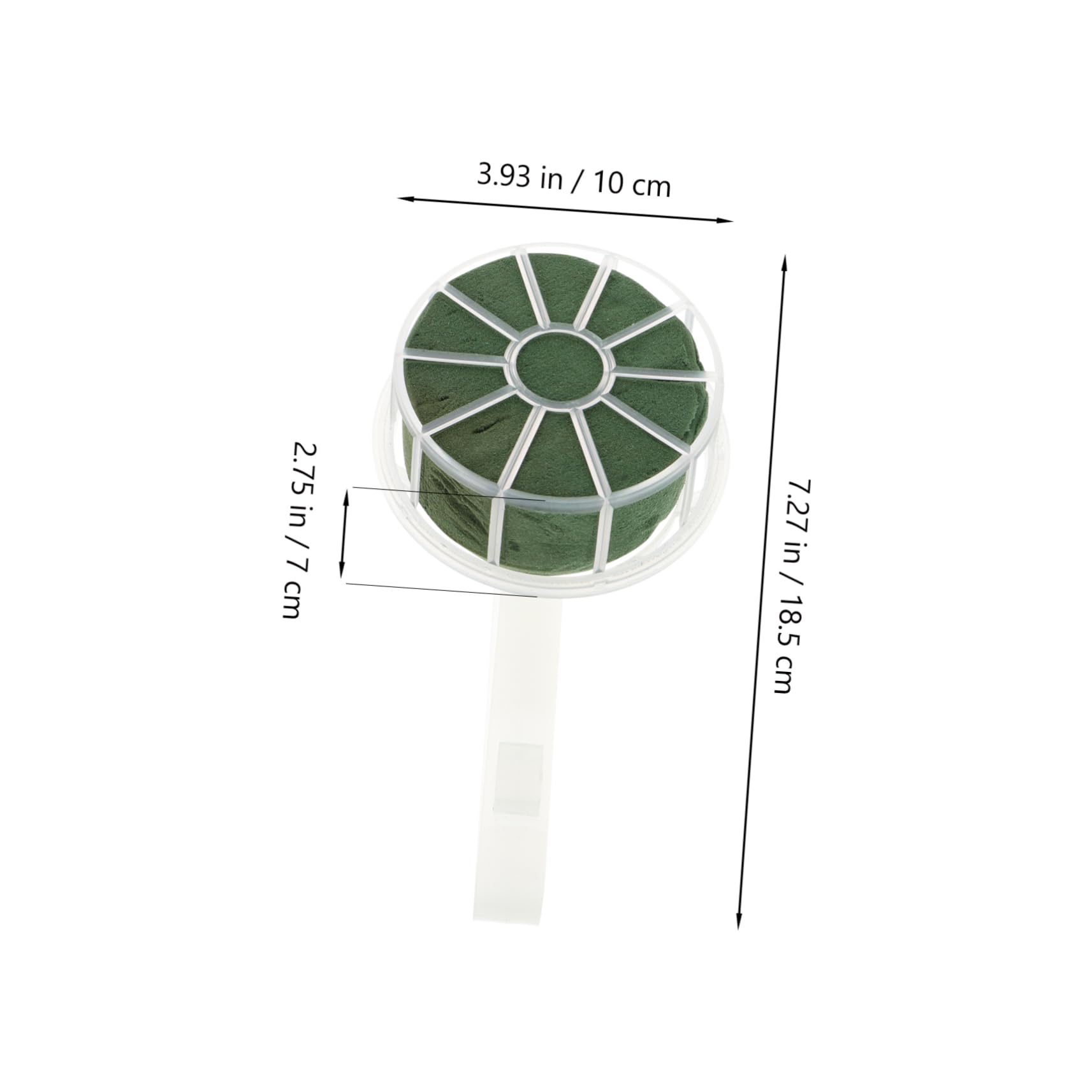 Housoutil 3pcs Wedding Floral Foam Cages Durable Water Absorb Flower Mud Holders for DIY Bouquet Arrangements for Fresh and Artificial Flower Displays for Wedding Decorations