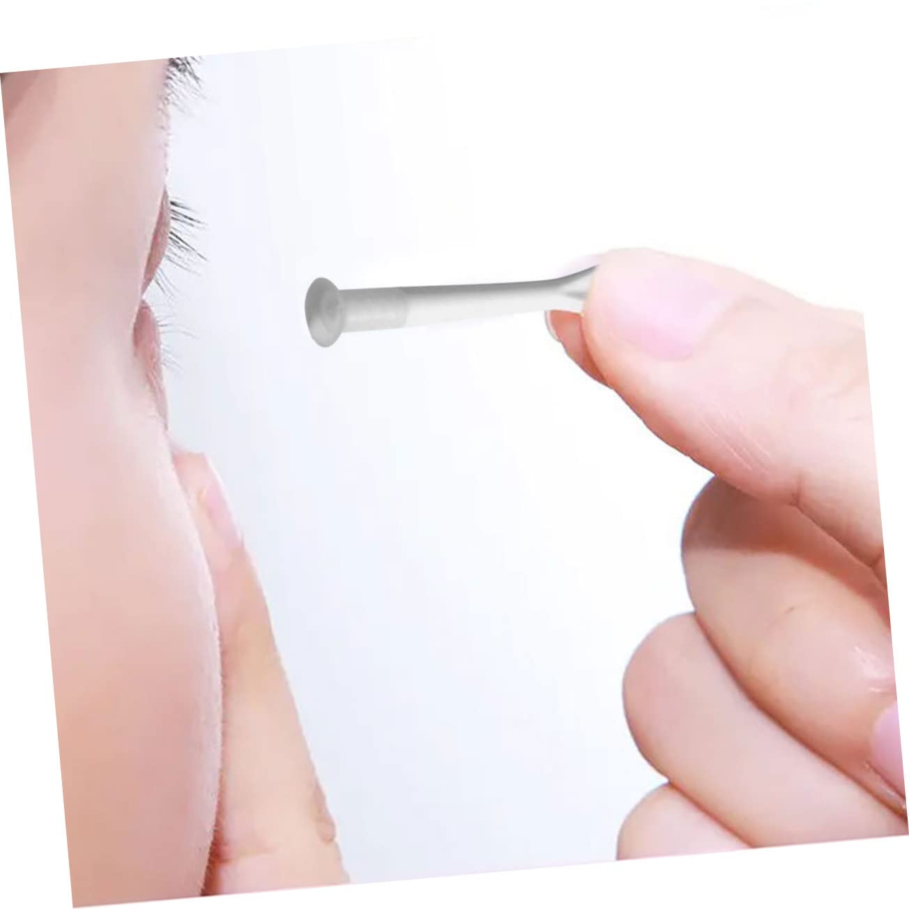 Healeved 500piezas Palitos De Succión Para Lentes De Contacto Reutilizables Aplicadores Convenientes Para Uso Doméstico y Viajes Accesorios Prácticos Para Lentes