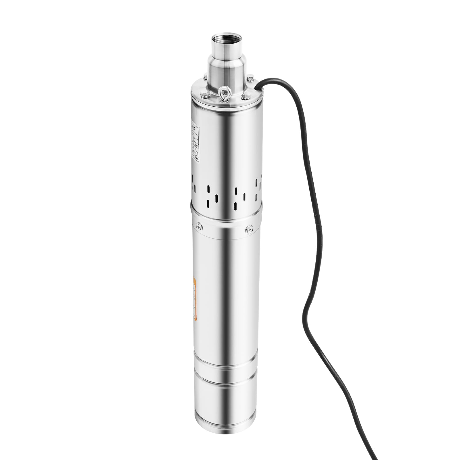 Pompa per pozzi profondi 500 W 50HZ, Pompa Sommersa per Pozzi Profondi 0,7HP, Lunghezza del cavo 15m, Massima Prevalenza 100m, Portata massima Portata 2 m³