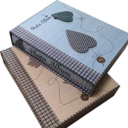 Totocan 4X6 Photo Album Pack Of 2, Each Picture Album Holds Up To 200 4X6 Photos, Total 400 Photos,Family - Travel - Baby Photo Album (Leaves2) #TOP5