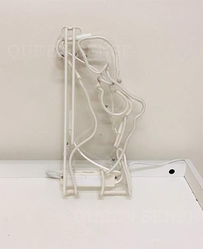 Miniatura 3 de Queen Sense 14 "Live Nudes Pole Dancer Girl Neon Sign Light Decorated Acrylic Panel Hecho a mano Cerveza Bar Pub Man Cave Lamp UT182