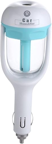 Humidificador de purificador de aire de coche y aromaterapia Mini cargador de coche Puerto portátil humidificador de niebla fría con aroma difusor