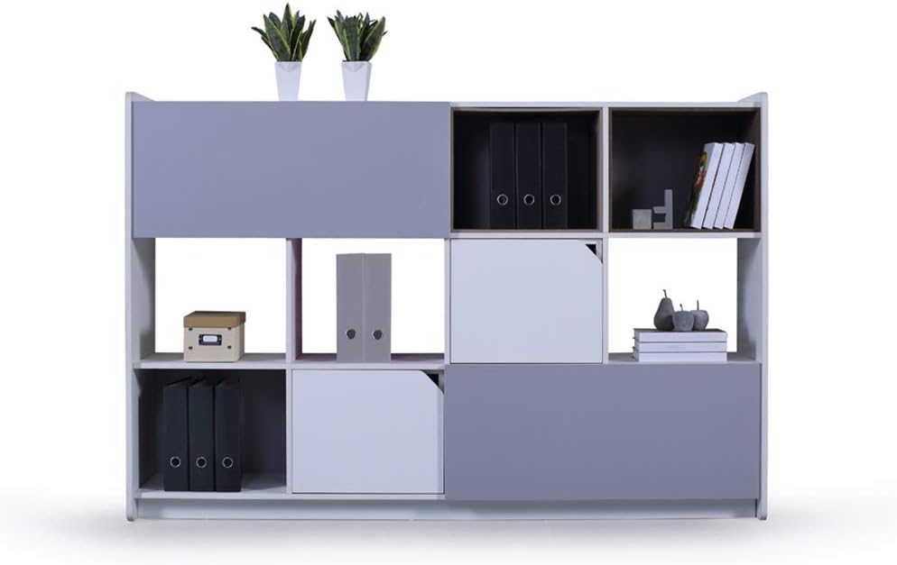 MDF Storage Cabinet Shelves From Both Sides, Centre Cabinet for Office and Home