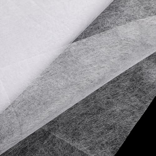 Fusible Interfacing for Sewing 15.7 12 Yards Light Weight Iron on Interfacing Wonder Under Double Sided Fusible Web for Crafting Quilting Sewing Fabric Applique DIY Crafts Supplies