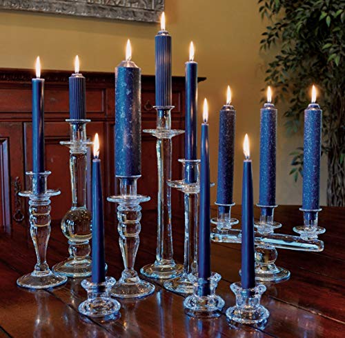 Root Candles 519220 Unscented Timberline Collenette 9-Inch Dinner Candles, 4-Count, Abyss #TOP5