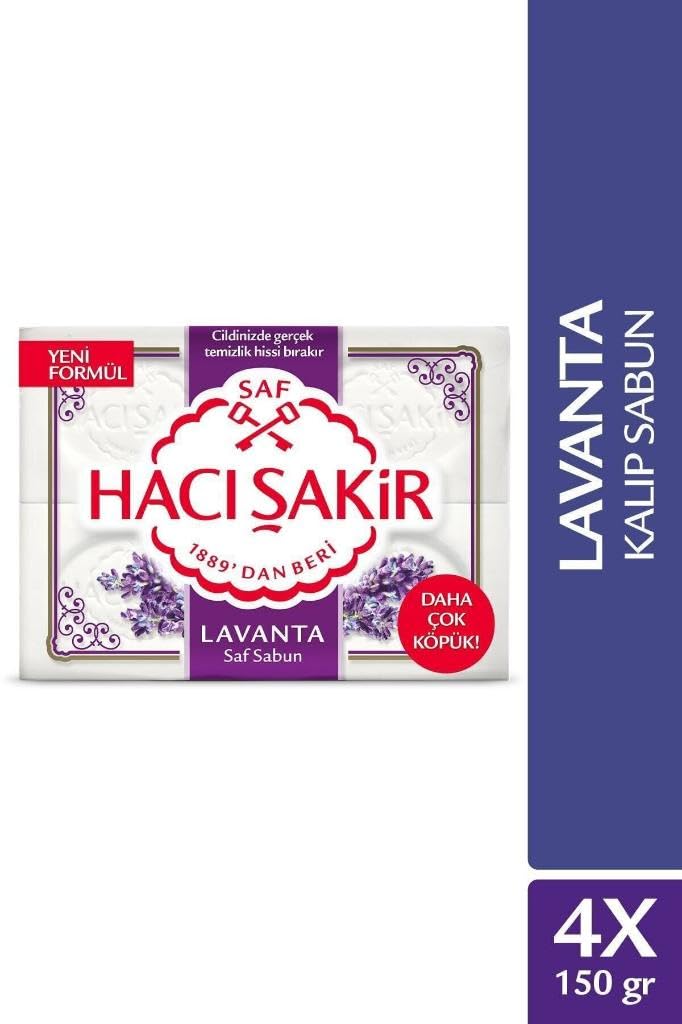 Hacı Şakir 4 Lü Banyo Sabunu Lavanta