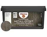 Alpina Farbrezepte Effektlasur Metall-Effekt Mocca Glänzend 1 Liter