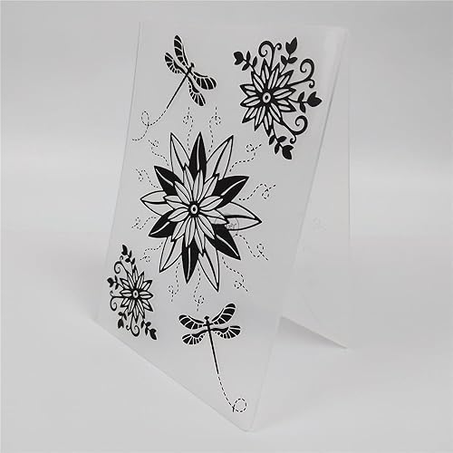 Vista 68 de DzIxY Geometría Fondo Plástico Carpetas de grabación en relieve para tarjetas Suministros DIY Papel 3D Scrapbook Plantillas Álbum Artesanía