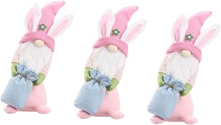 ibasenice 3 Pçs Boneca Confuciana Brinquedo Boneca Bebê Decoração De Primavera Para Mesa De Jantar Em Casa Centros De Mesa De Páscoa Animais De Pelúcia Gnomo De Pelúcia Brinquedo De Pelúcia