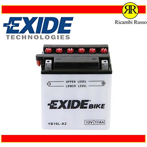Batteria moto exide 11 ah 130 en yb10l-a2 =
