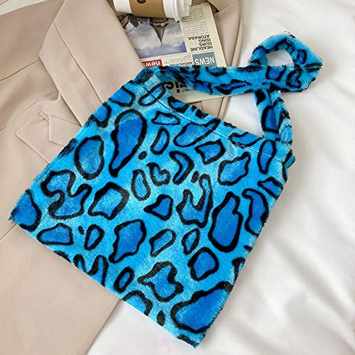 KANUBI Borse a tracolla, in peluche, a mano, in