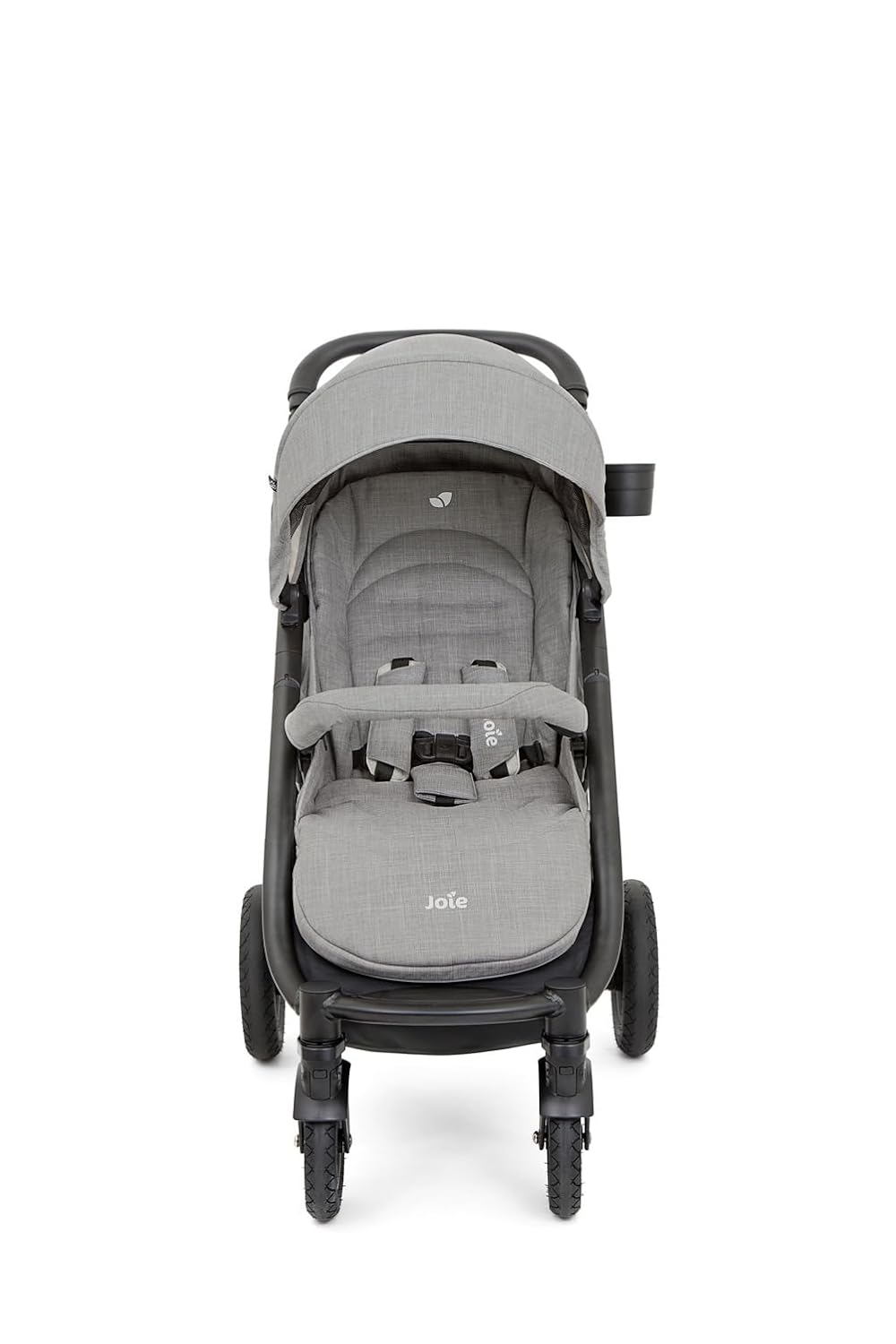 Joie Mytrax Flex™ 3in1 Multi-Mode Stroller/Pushchair with Raincover - Suitable from Birth to 4 Year (0-22kg). 3 Strollers in 1 with a one Hand Flash fold, Grey Flannel Fashion - Image 2