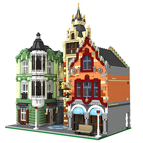 VPPI Modular Haus Bausteine, Bausteine Architektur Modell Platz am Uhrenturm, Berühmte Architektur 3D Modell Spielzeug… – Bild 3