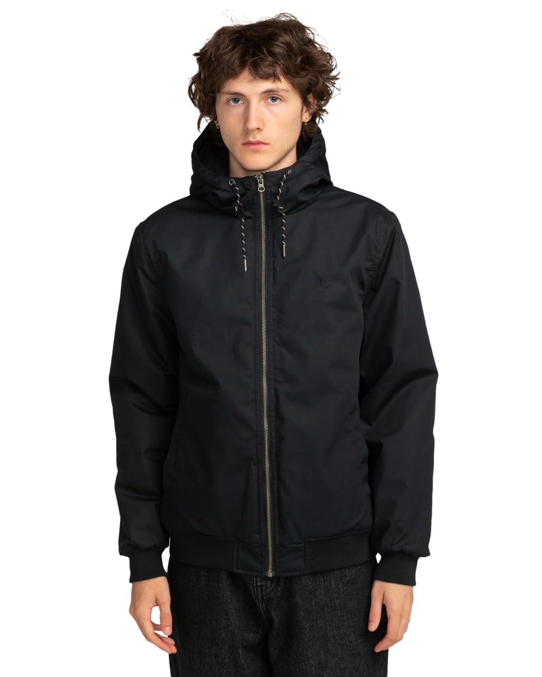 Element Men's Noir Hooded Jacket Elet Dulcey
