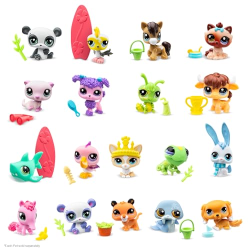 Image of Littlest Pet Shop, 18 Pets Collector Set, Pet Surprise Display - Gen 7, Pets #1 - #18, Authentic LPS Bobble Head Figure, Collectible Imagination Toy Animal, Kidults, Girls, Boys, Kids, Tweens Ages 4+