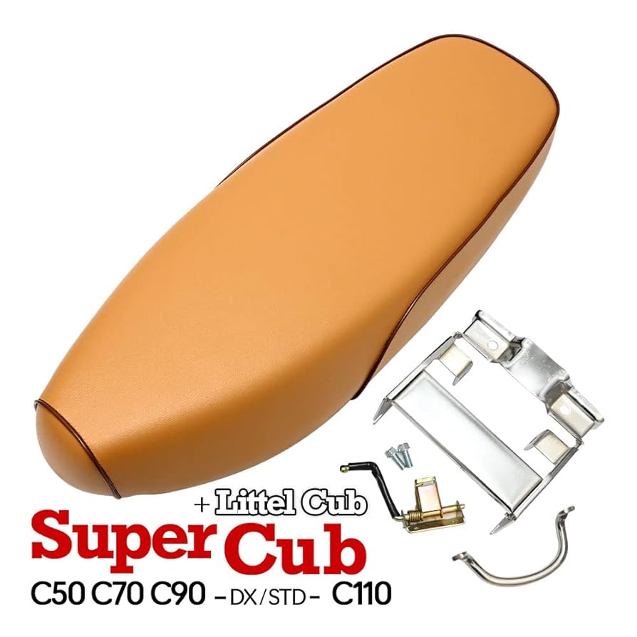 スーパーカブ　プレスカブ　リトルカブ　AA01 ダブルシート スーパーカブC50 C90 C70 AA01 HA02 K0風 ダブルシート