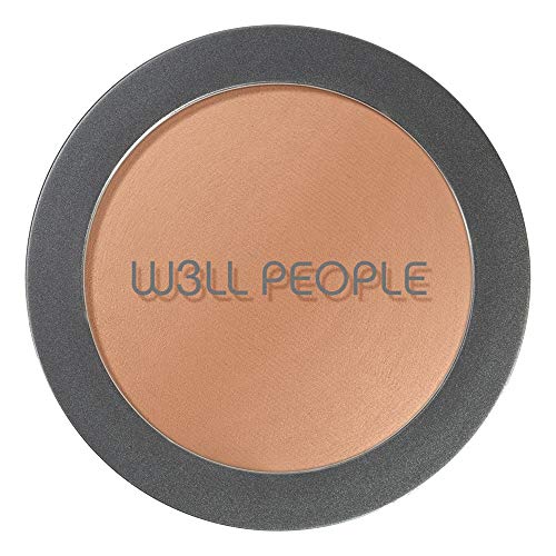W3LL PEOPLE - Natural Bio Base Baked Foundation | Clean, Non-Toxic Makeup (Dark Neutral)
