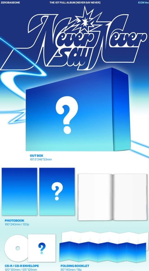 ZEROBASEONE Never Say Never [PHOTOBOOK Ver.] 1ST Full Album