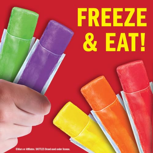 Image of Skittles Freezer Pops Variety Pack, Fruit Flavored Ice Pops, 40 Count