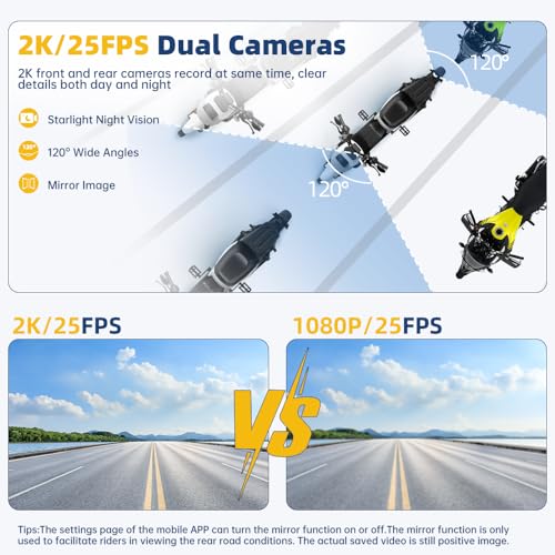 VSYSTO 2K Front and Rear Cam