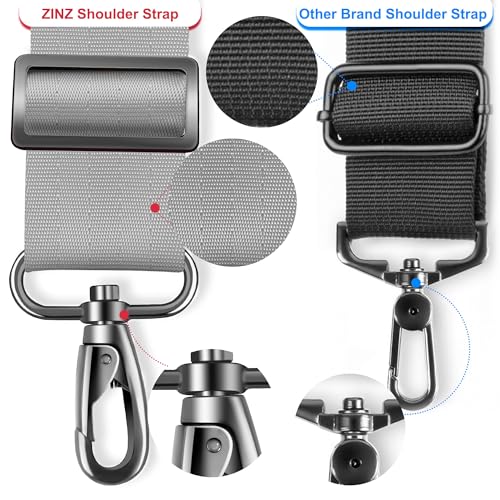 Image of ZINZ 60 inch Universal Strap with Ultra-Thick Fixed Breathable Pad - Adjustable Heavy-Duty Shoulder Strap for Laptop, Crossbody, Luggage, Gym, Camera Bag and More - L01G01