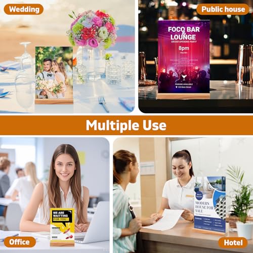 Porte affiche A4 acrylique double face : la solution stable pour afficher vos menus