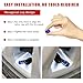 Ziciner 8 PCS Car Tire Valve Stem Caps, Aluminum Alloy Wheel Valve Covers with Rubber O-Ring, Corrosion Resistant Leak-Proof Tire Air Cap Set, Universal for SUV, Truck, Motorcycle, Bike (Blue)