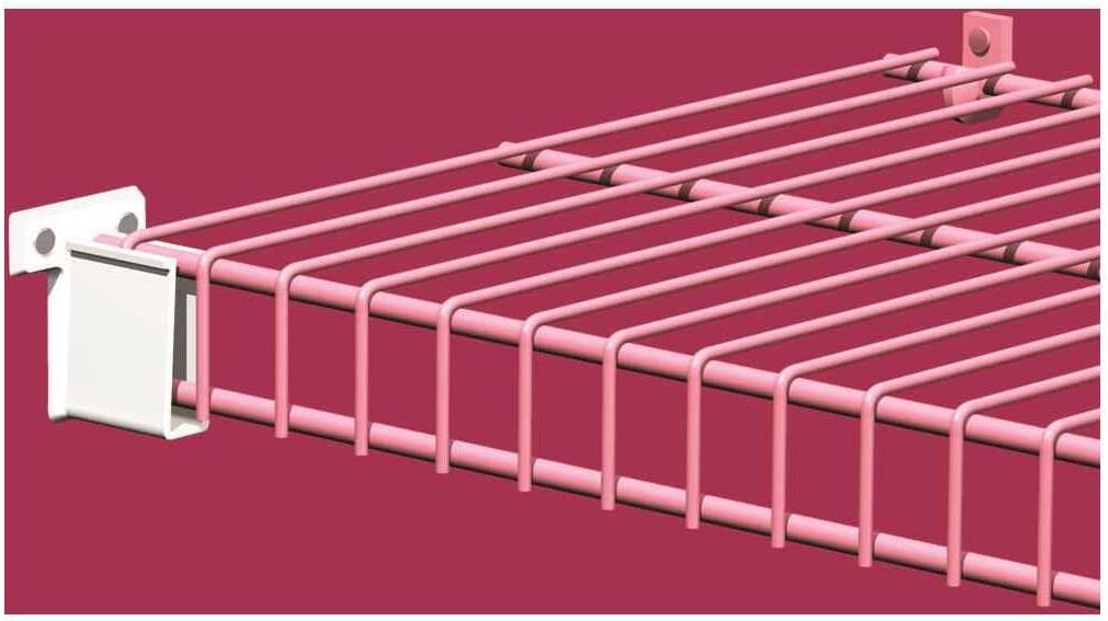 12-Pack White Wall Bracket