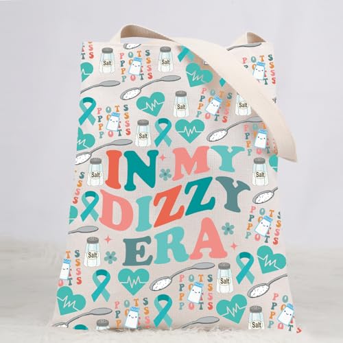 Bolso tote de concienciación sobre el síndrome POTS, para guerreros y regalo de sanación miniatura 5