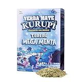 Kurupí Yerba Mate Tereré Mega Mint 500 g (1.1 lb) | Paraguayan Herbal Yerba Mate with Mint & Boldo | Loose Leaf Mate Tea for Cold Brew | Refreshing & Aromatic | Gluten Free