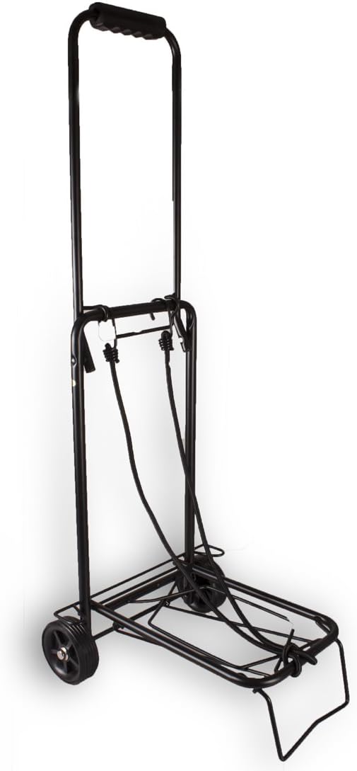 World's Best TravelKart Travel Luggage Cart, Black