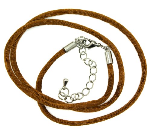 Mevoi 30 Inch Camel Silk Cord with 2 in. Extender - 2MM