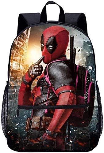 FTFDTMY Bambini Zaino Deadpool Stampa 3D Primary School Borse Impermeabili  Libro Ba forBoys Adatti andGirls Sacchetti di Scuola J-17 Pollici (Color :  A, Size : 17 Inches) : Amazon.it: Valigeria