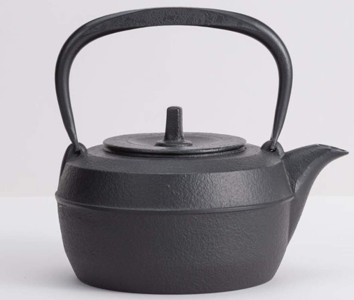 Iwachu 11722 Iron Kettlebaum, Induction Compatible, Black Baked (Kamayaki), 0.4 gal (1.1 L), Nambu Ironware