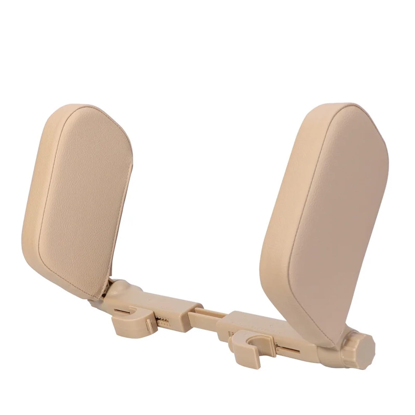 ATUMY Car Seat Pillow Car Seat Neck Protection Pillow Travel Side Sleeping Rear Headrest Universal Car Headrest(Beige)