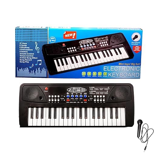 Kids Piano Keyboard Toy for Kids with Mic Analog Portable Keyboard (37 Keys) (B0D8L3QLZ4) Amazon Price History, Amazon Price Tracker