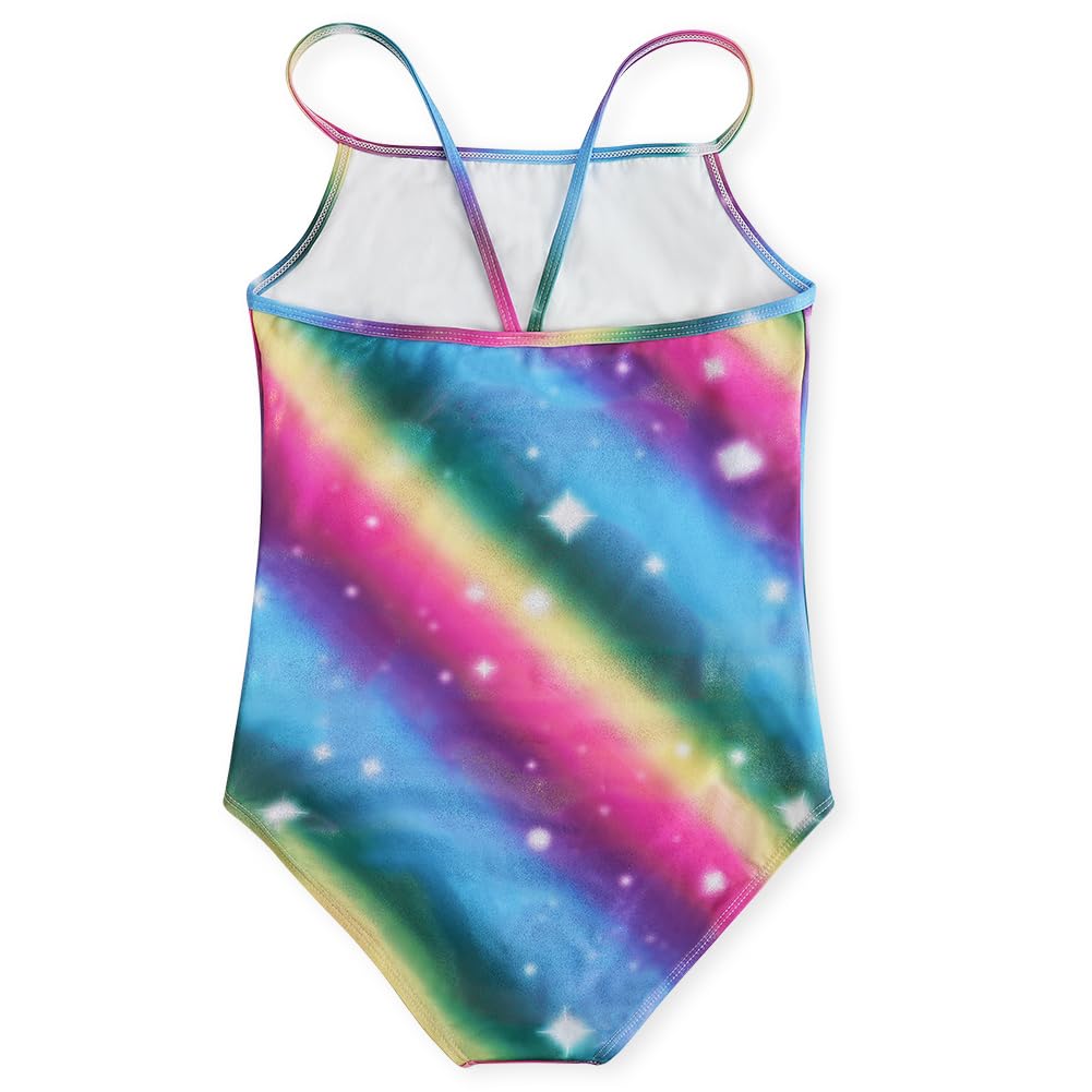 Trajes Baño de Una Pieza Niña, Bañador Sirena de una Pieza para Niñas Ropa de Baño Swimsuit Secado Rápido para Hawaiano Fiesta Natación de Verano 3-10 Años