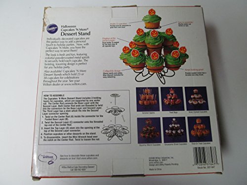 Halloween Cupcake Display By Wilton - Cupcakes N More Desert Stand - Cupcake Holder - Halloween Decoration #TOP1