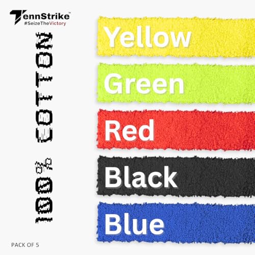 Image of Towel Grip for Badminton | High Moisture & Sweat Absorption | Cushioned Feel with Firm Hold | Anti-Slip Towel Overgrip | Multiple Colors | Pro Player Choice