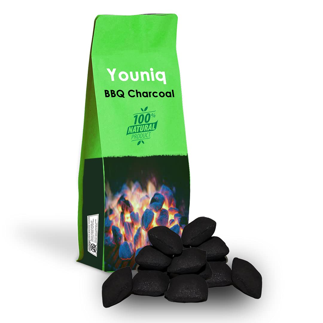 Youniq Coconut Shell Charcoal Briquettes for BBQ (5kg) (B0BBSG76F6) Amazon Price History, Amazon Price Tracker
