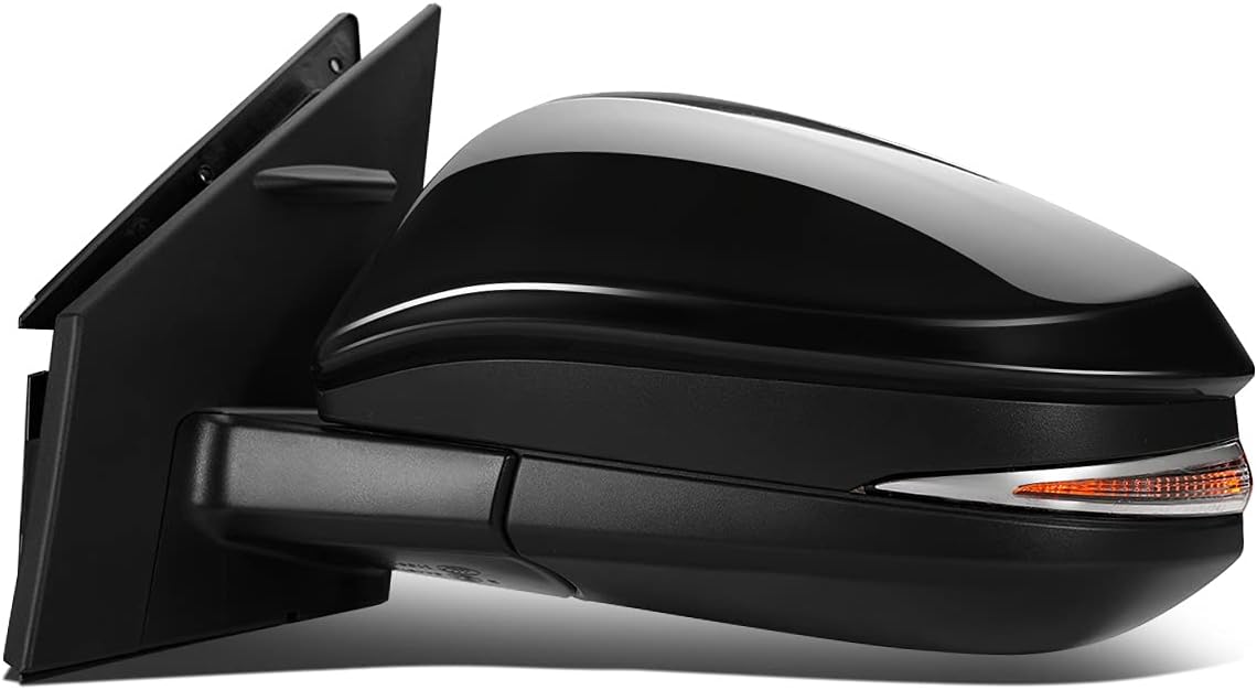Auto Dynasty TO1320343 Factory Style Driver Left Side Mirror - Manual Folding | Power Adjust | Heated Glass | Turn Signal | Blind Spot Detection - Compatible with Toyota Rav4 15-18, Paint to Match