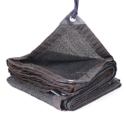 JIANFEI Malla Sombra De Red Tasa De Sombreado 80% Resistente Al Desgarro Jardín Balcón, 2 Colores, 23 Tallas Puede Ser Personalizado (Color : Negro, Tamaño : 3x5m)