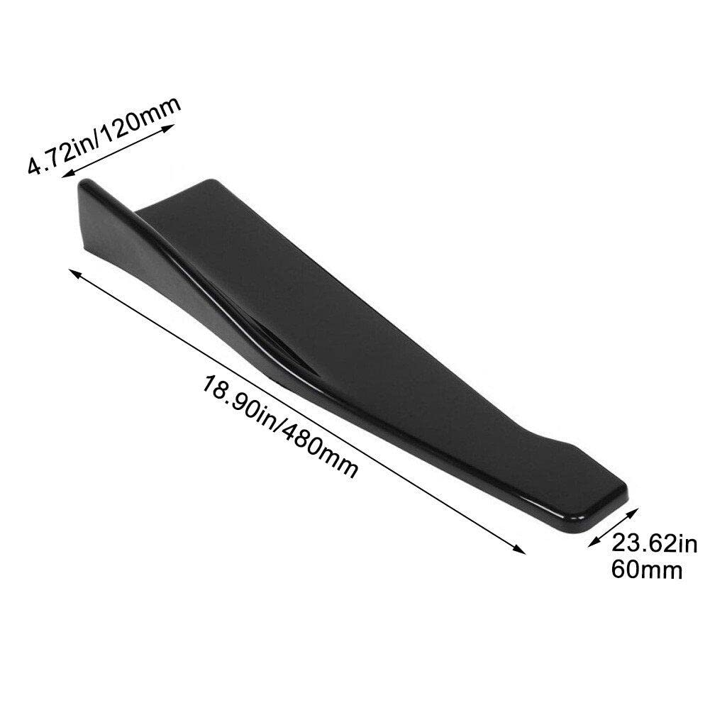 Voiture De Pare-Chocs Spoiler Arrière À Lèvre Arrière Angle De Bilan du Corps Sircateur Latéral Spliturs De Bascule