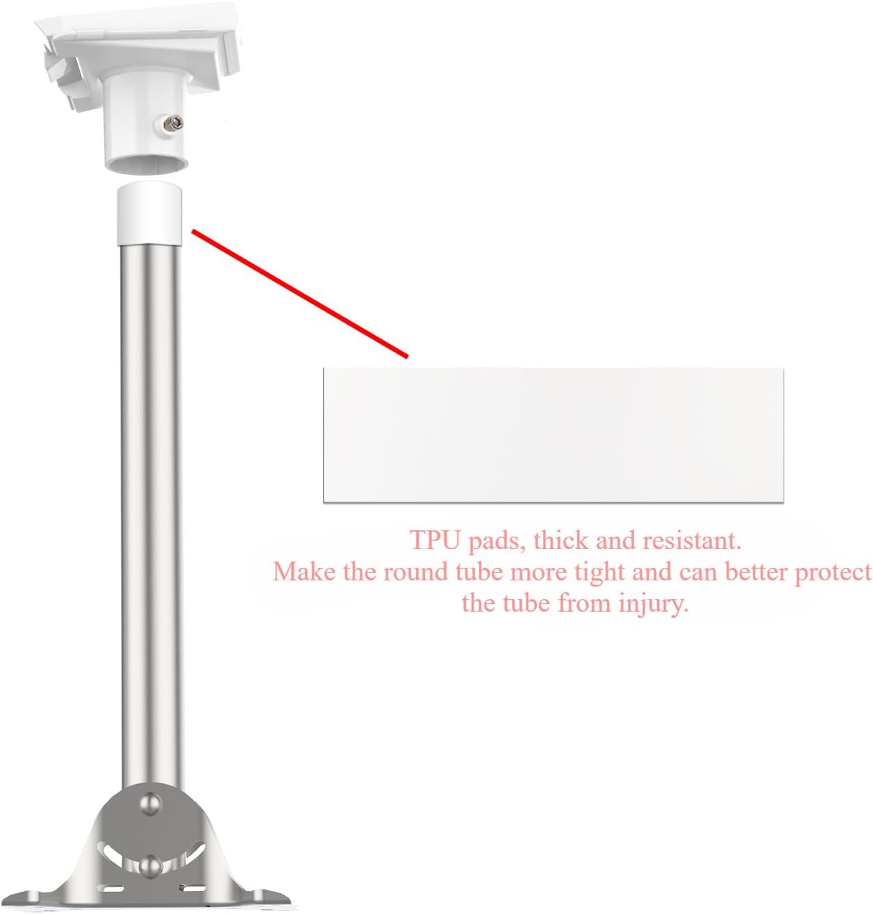 Round Pipe Plastic Antenna Holder for ZY-77 V3 Gen3 Pipe Adapter, V3 Accessories