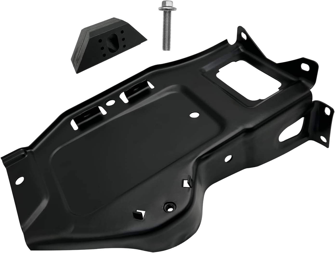 Passenger Side Battery Tray Replacement With Base Clamp Kit Compatible with select Cadillac Escalade/Chevrolet Avalanche,Silverado,Suburban,Tahoe/GMC Sierra,Yukon models