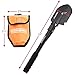 Compact Folding Shovel & Pick - Light, Sturdy Army Tactical Steel Multitool Shovel - Perfect Size for Backpacking, Camping, Hiking Or Store in Your Car for Emergencies - Carrying Pouch Included