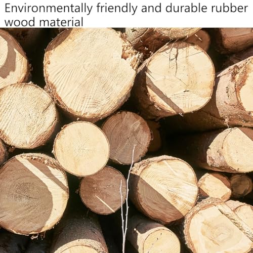 Patas de madera de caucho para muebles clásicos de 3,9 pulgadas 6
