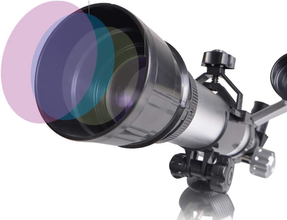 Portable Refractor Telescope 50mm Aperture 360mm Kids & Adults Mount Astronomical Refracting Telescope Fully-Coated Glass Optics