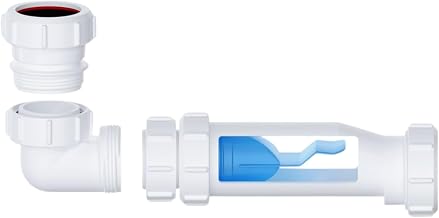 40mm Waterless Trap Self Sealing Waste Valve Bath Sink Trap 1½in - Hulthor | For 40mm / 1½ inch bath, shower, sink or urinal waste pipework. Self sealing valve helps stop odours and trap dry-out.