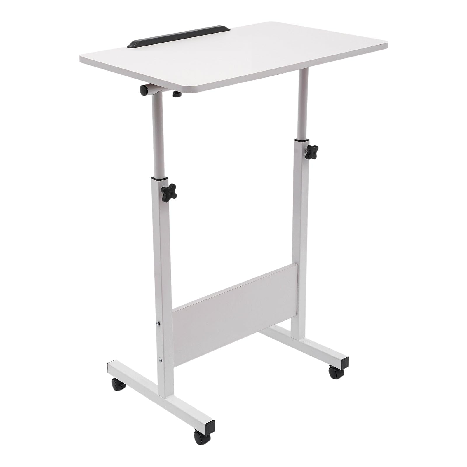 Adjustable Height Standing Desk Writable Tempered Glass Desktop with Eraser